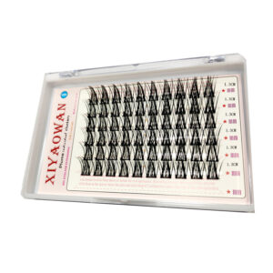 1.4cm Natural Plume Cluster Lashes – Handmade False Eyelash Extensions for Everyday Wear | CB06-2