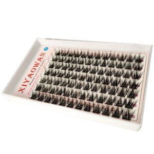 84pcs 1.2cm Natural Plume Cluster Lashes – Handmade False Eyelash Extensions for Everyday Wear | FDM40-A